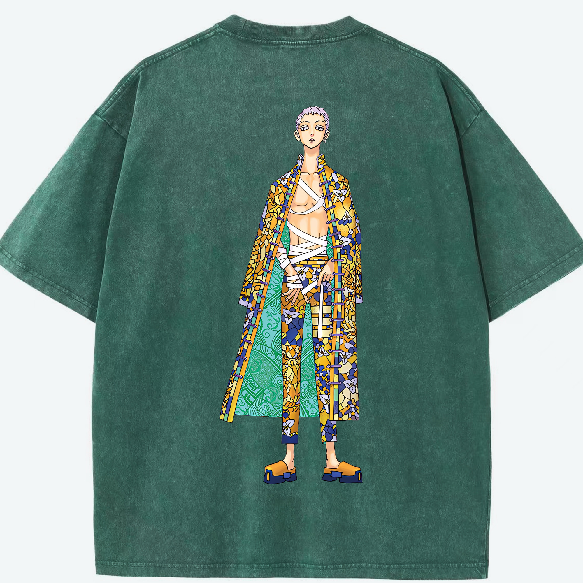 （画像用） 東京リベンジャーズ Tokyo Revengers 綿100% ヴィンテージ風 半袖Tシャツ（背面プリント）